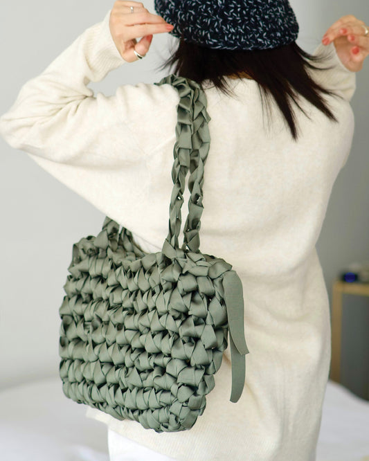 Rectangular Shoulder Bag (Olive)
