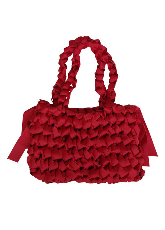 Rectangular Shoulder Bag (Red)