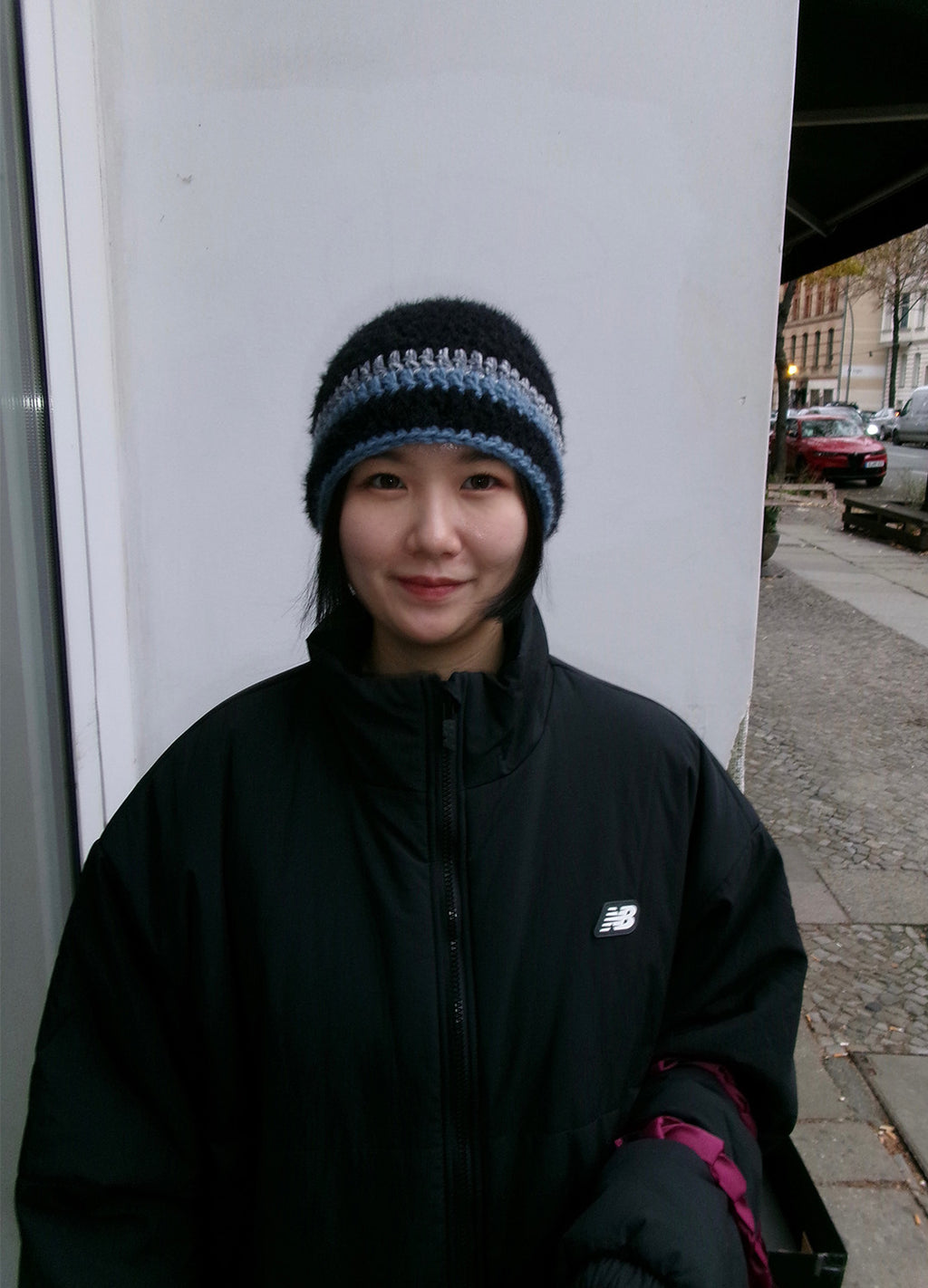 Angora Beanie (Black)