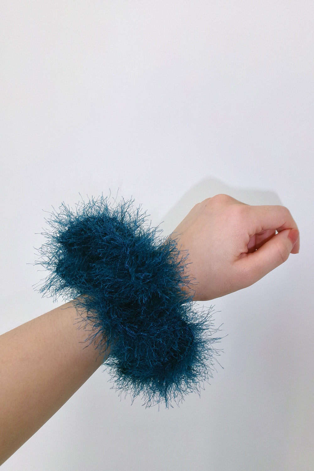 Fuzzy Scrunchie (Ocean)