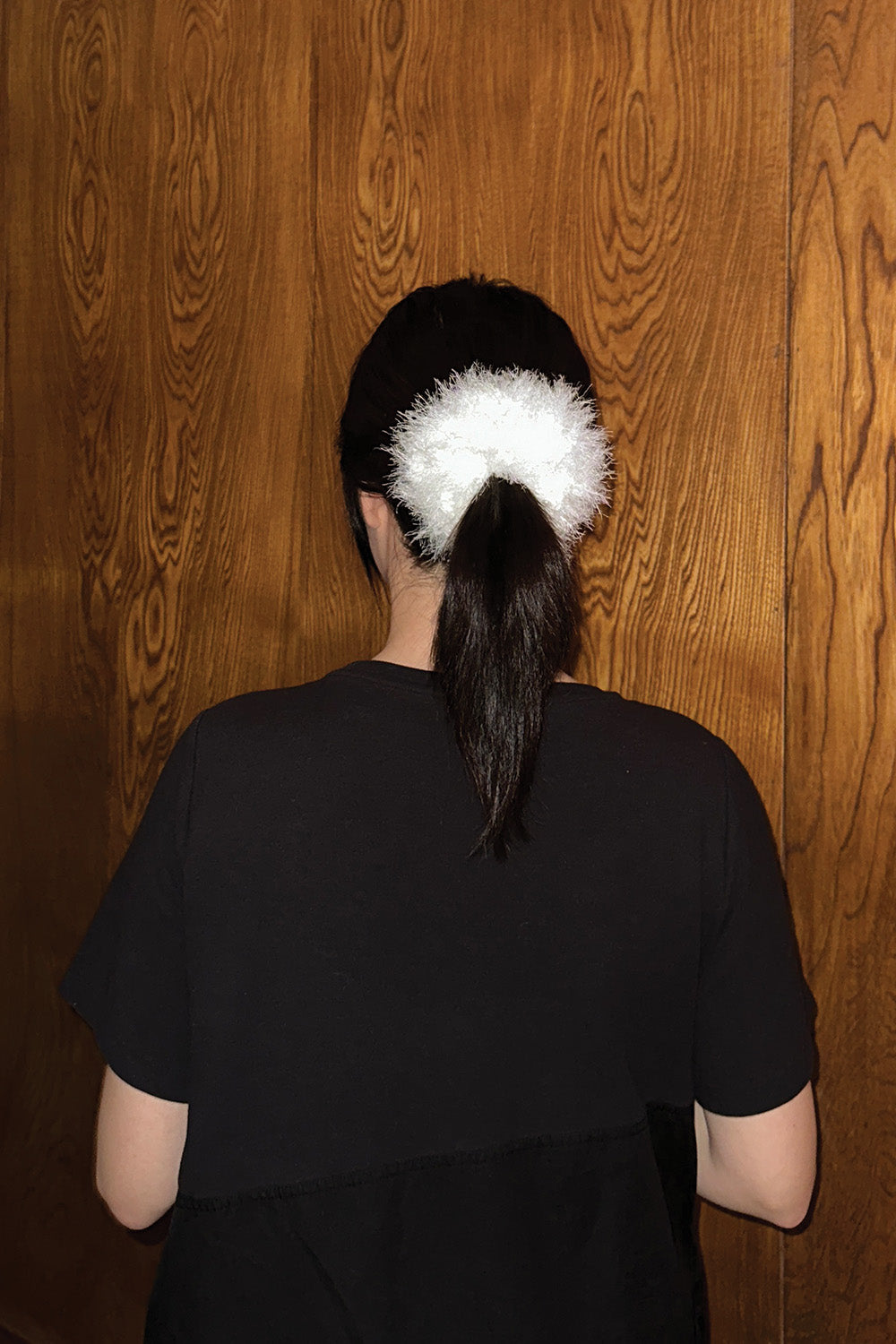 Fuzzy Scrunchie (Snow)