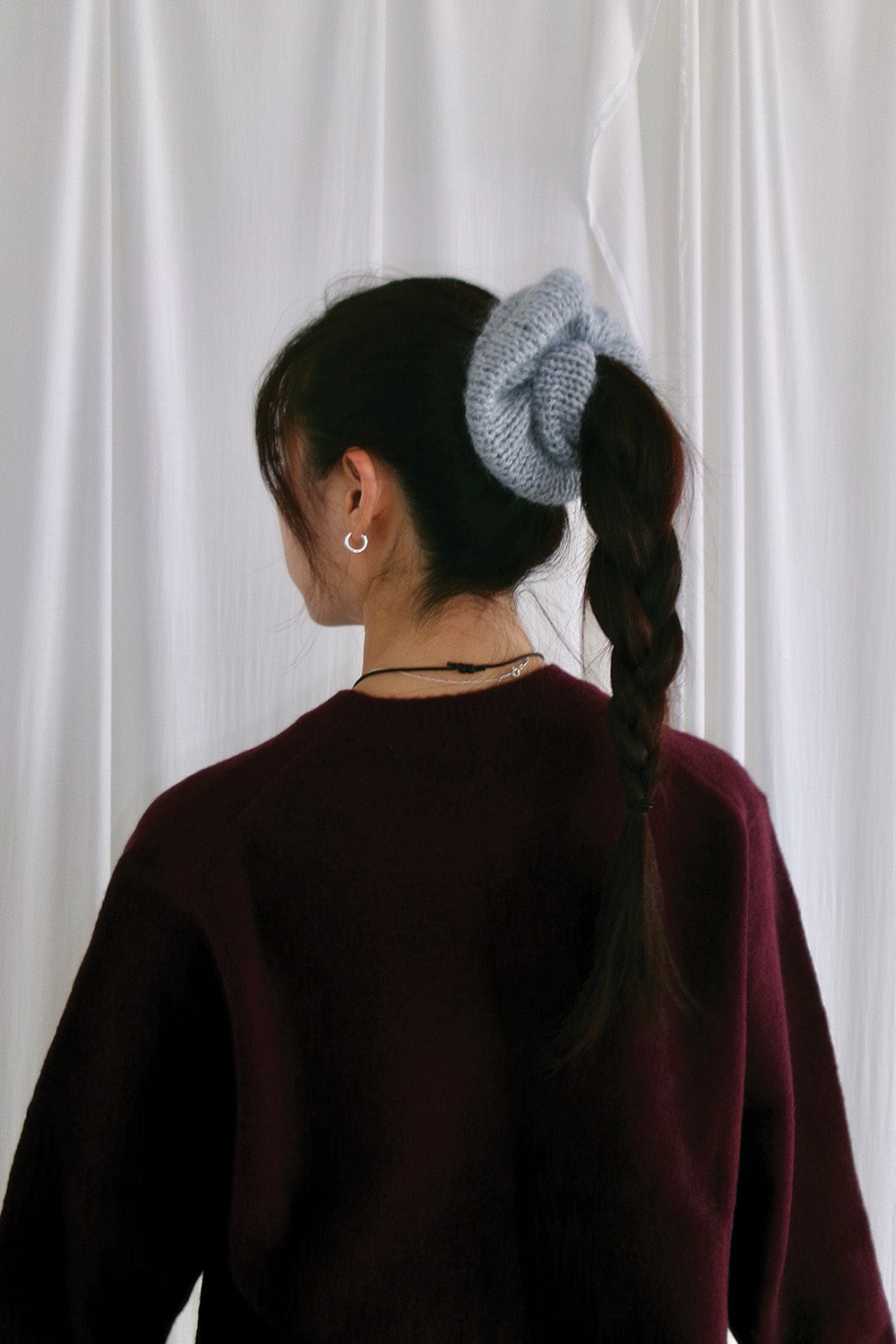 Mozy Oversized Scrunchies (Grey)