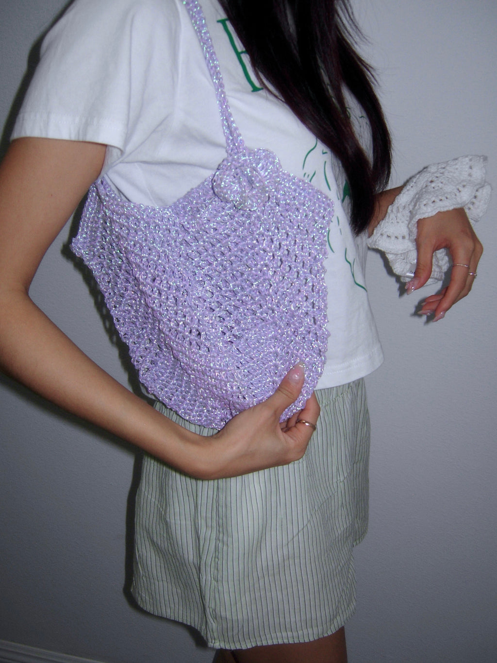 Glitter Net Bag (Aurora)