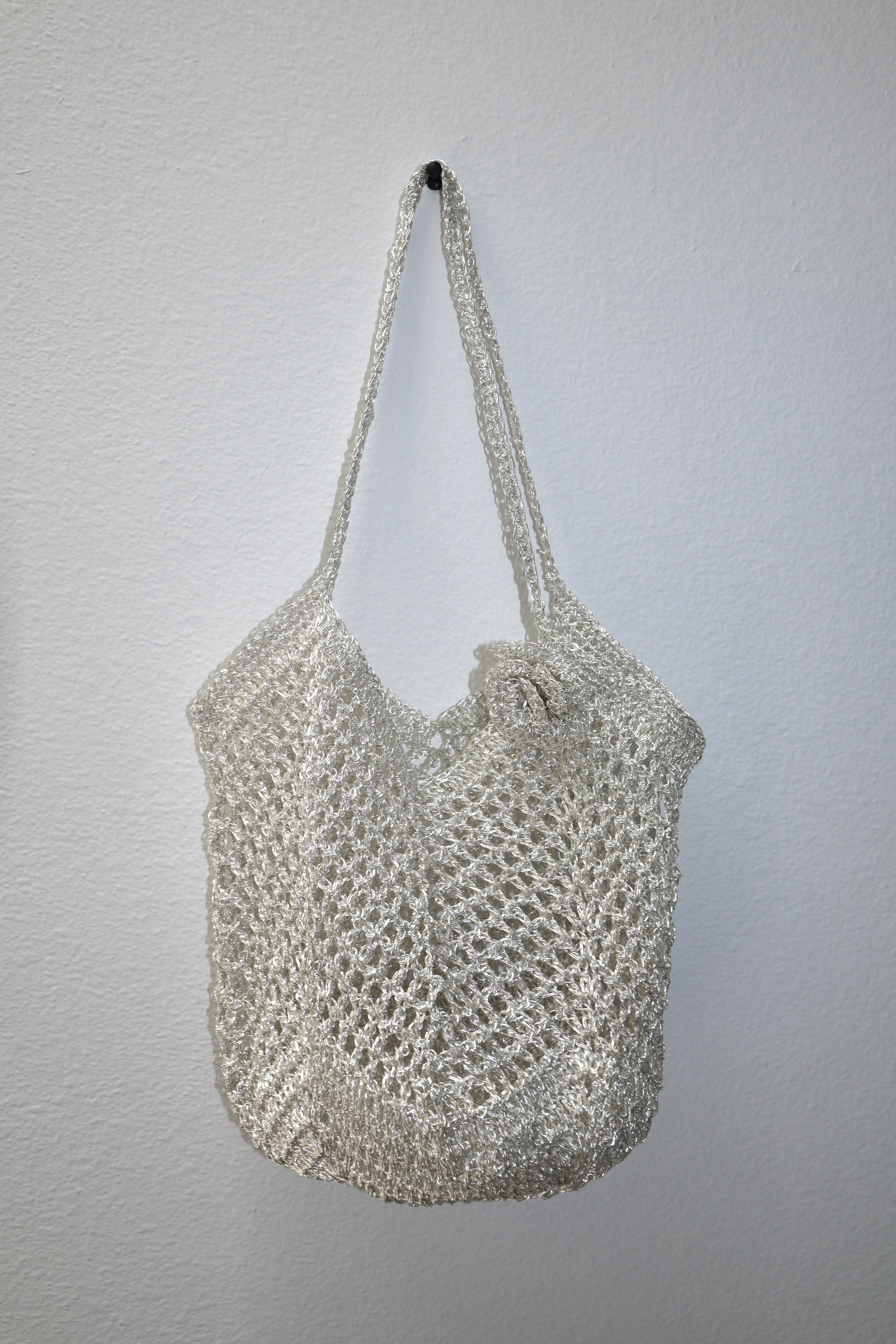 Glitter Net Bag (Silver)