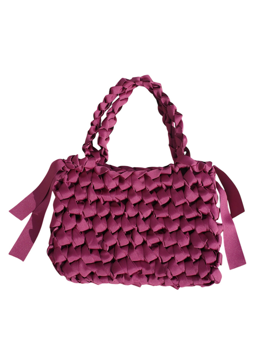 Rectangular Shoulder Bag (Burgundy)