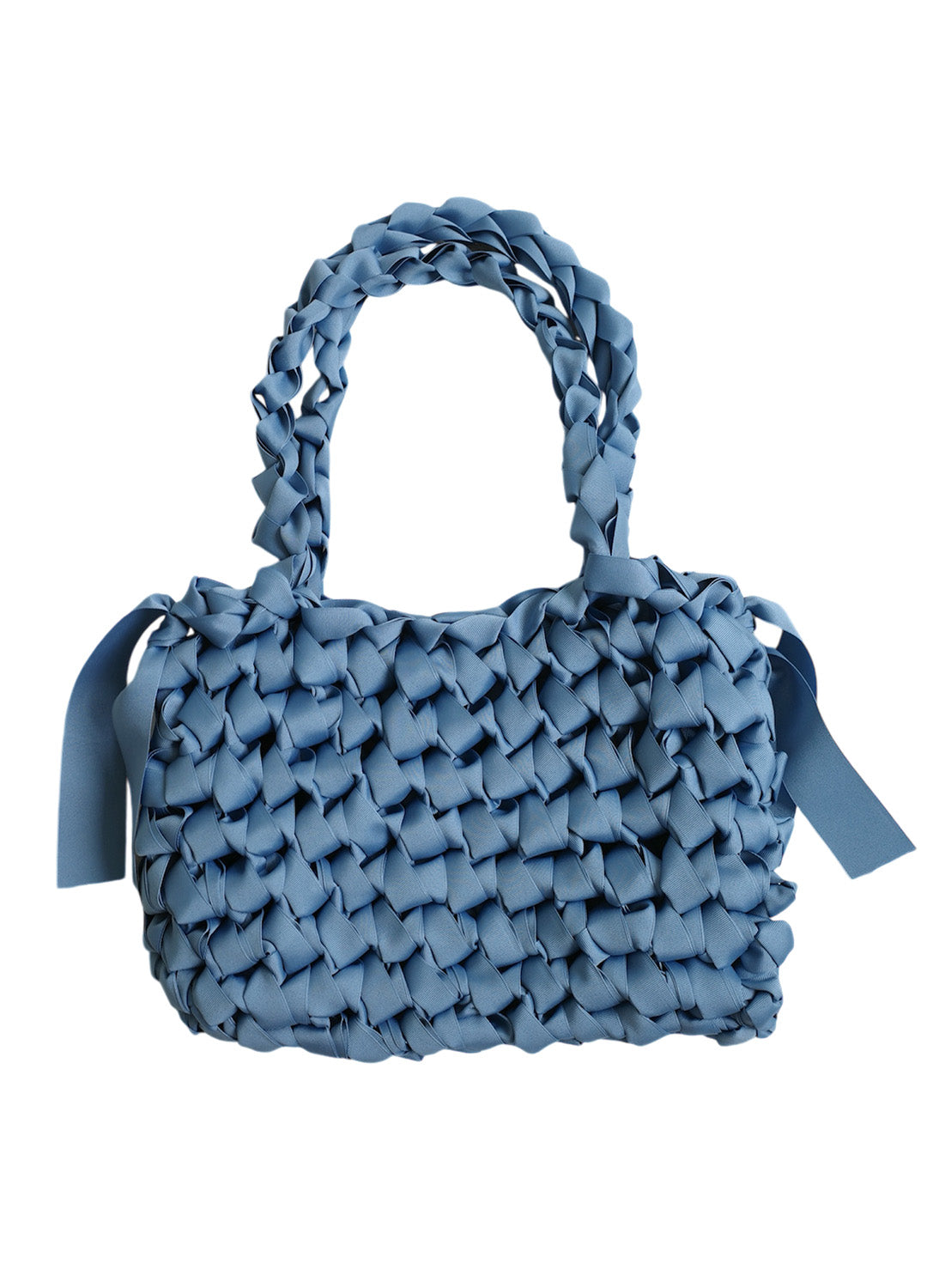 Rectangular Shoulder Bag (Dusty Blue)