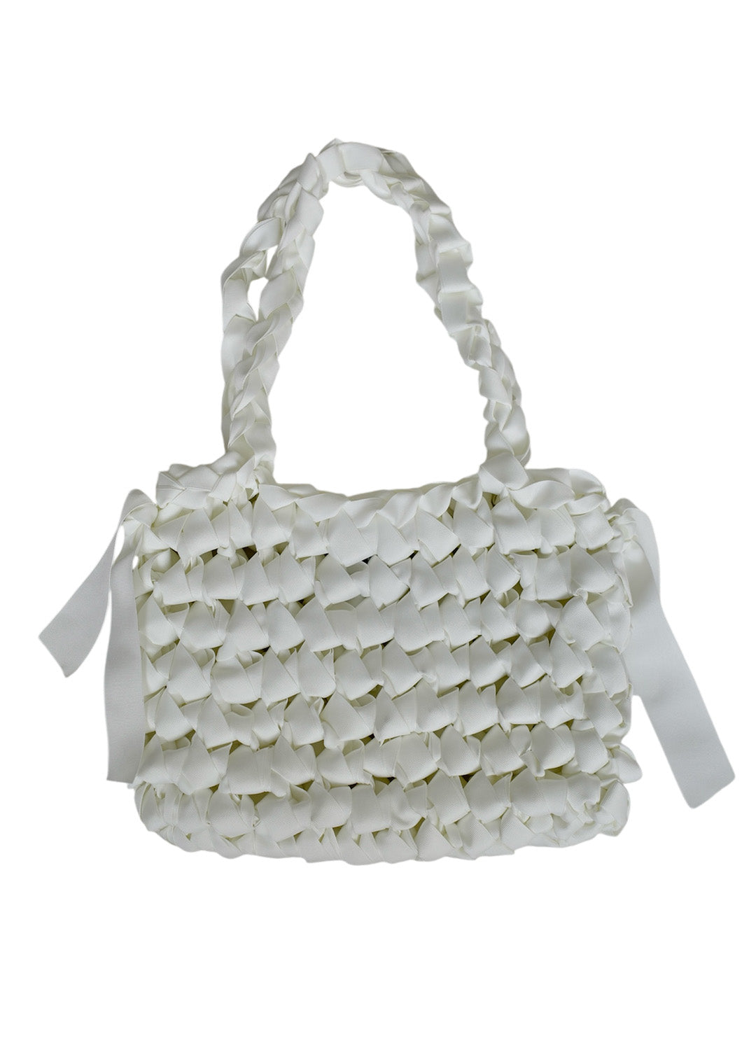 Rectangular Shoulder Bag (White)
