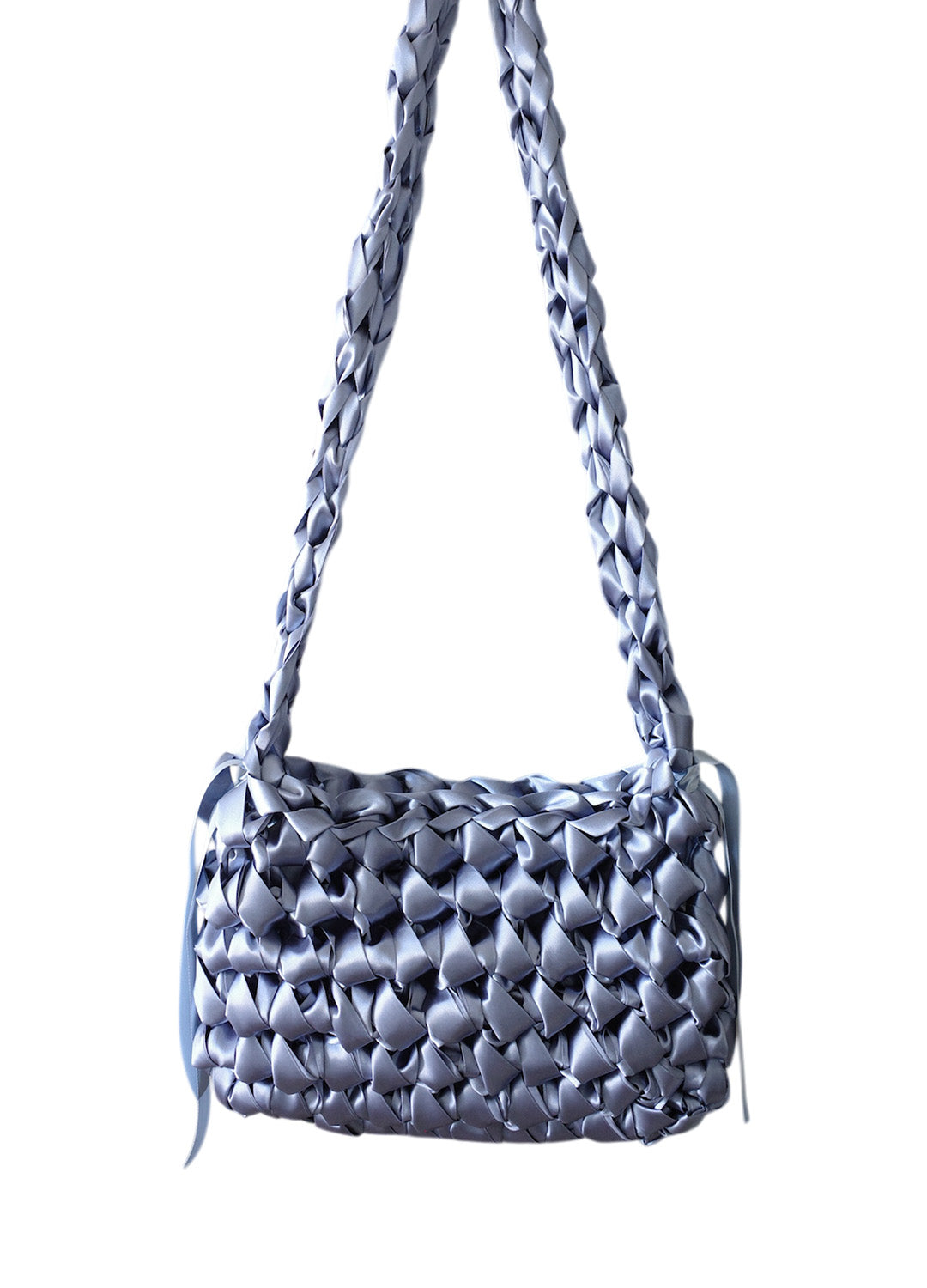 Satin Crossbody Bag (Stone)