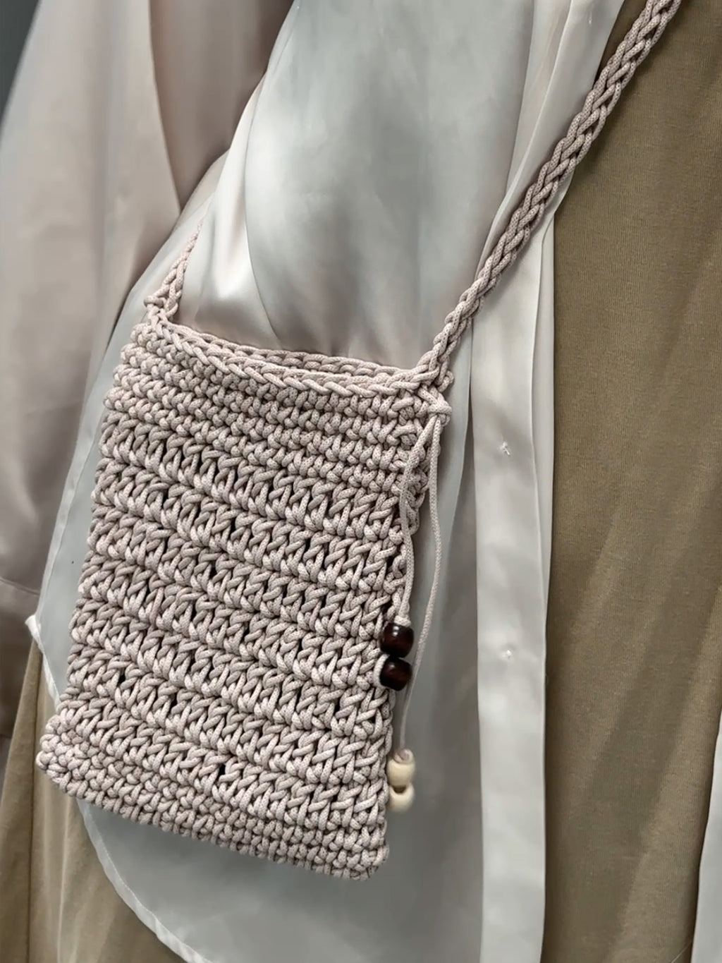 Pebble crossbody bag